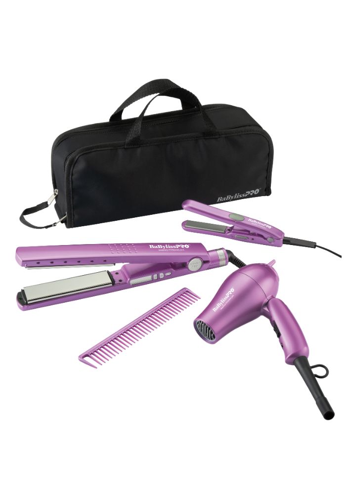 Combo Plancha 4091 + Mini Plancha + Secador de Viaje Crocus