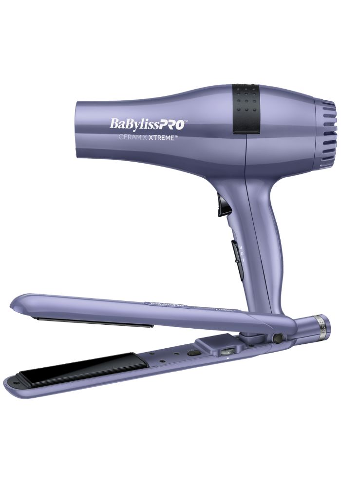Combo Ceramix Xtreme Plancha 9555 + Secador 5572 Violeta